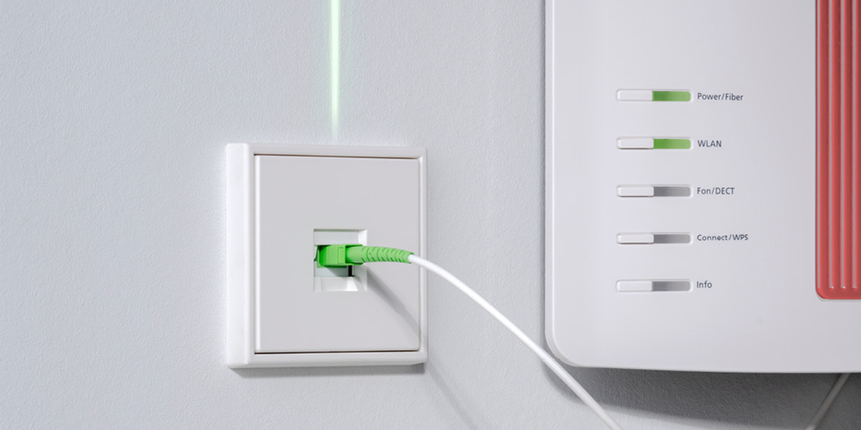 Die neuen Glasfaser-Anschlussdosen bei Stefan Brandl Elektrotechnik in Hessisch Lichtenau